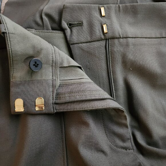 Veronica Beard Wool Blend Pants – Size M – Green – Straight Leg – Mid-Rise Fit - Picture 6 of 9